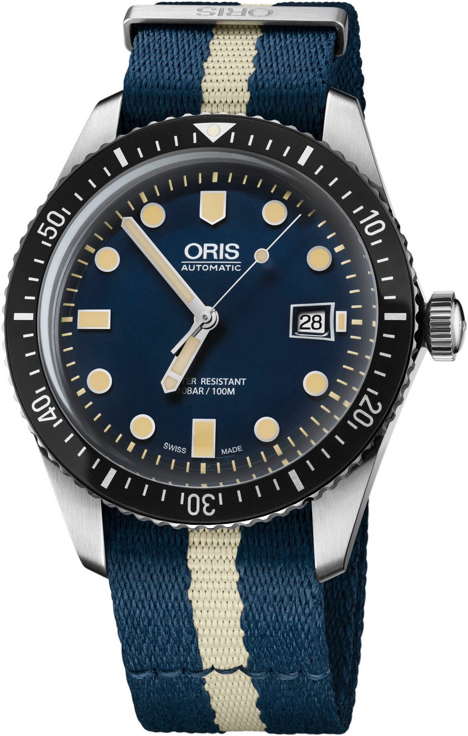 ORIS DIVERS Мужские швейцарские часы, автоматический механизм, сталь, 42 мм